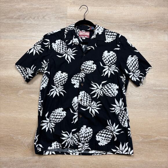 RJC Other - RJC‎ Made in Hawaii Short Sleeve Button Up Top Men’s M Color Black